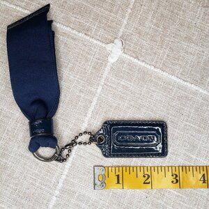 ‼️SOLD‼️Coach Medium Replacement Purse Hang Tag - Navy Blue Patent Leather